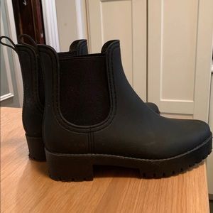 Jeffrey Campbell platform rain boots size 8